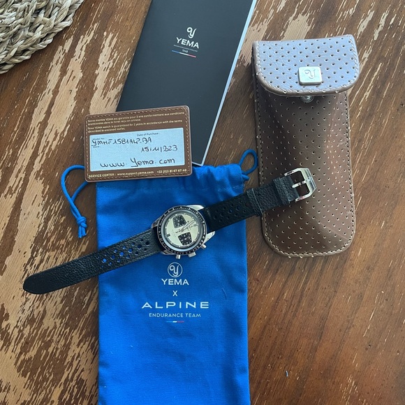 Yema Panda Alpine Team Le Mans Edition Watch Made in France 🇫🇷 - Picture 5 of 9